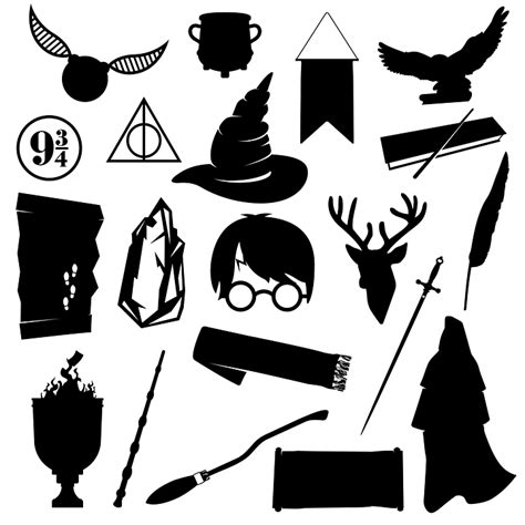 Harry Potter Siluetler Simgeler - Pixabay'da ücretsiz vektör grafik