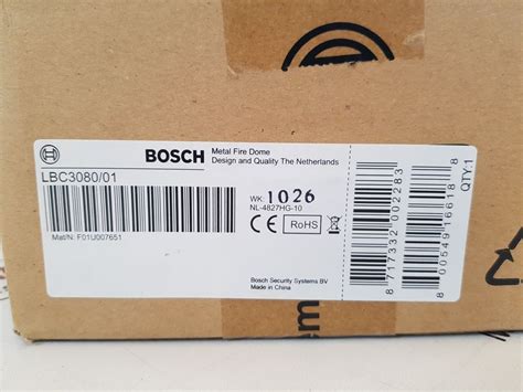 BOSCH LBC3080 01 METAL FIRE DOME Aeliya Marine