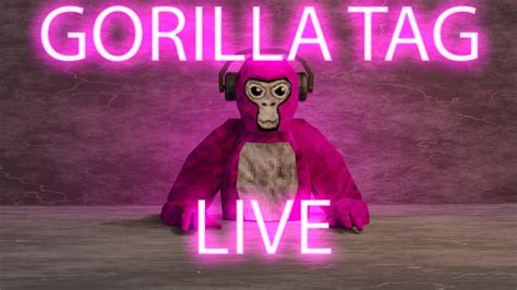 Gorilla Tag Live With Subscibers Come Join Gorillataglive