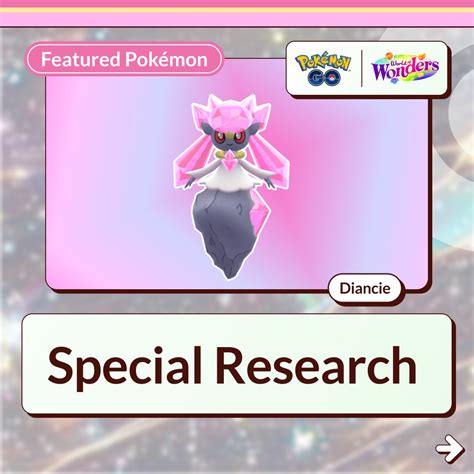 Pokémon Go Special Research Story Glitz And Glam Mythical Pokémon Diancie Pocketmonsters