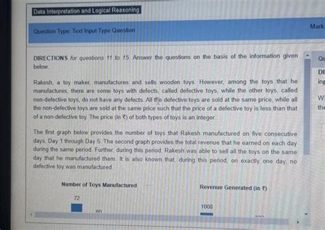 Data Interpretation And Logical Reasoning Studyx