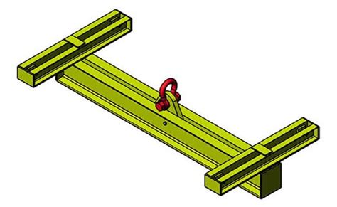 Palonnier Multipoutres En T Kg Avec Attache R Glable Et