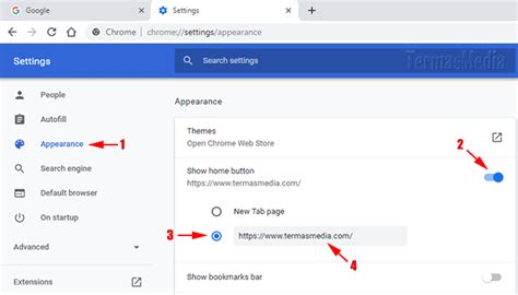 Menambahkan Tombol Home Di Browser Google Chrome