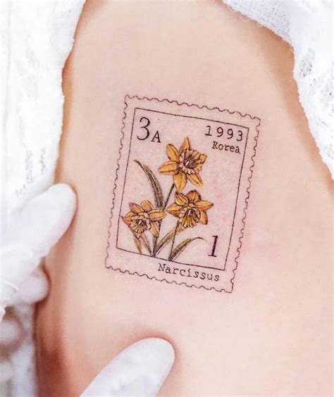 Update More Than Narcissus Birth Flower Tattoo Best In Coedo Vn