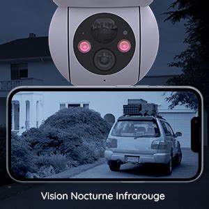 BOIFUN Camera Surveillance WiFi Exterieure Sans Fil Solaire 2K Camera