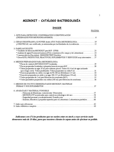 PDF CATALOGO DE BACTERIOLOGIA DOKUMEN TIPS