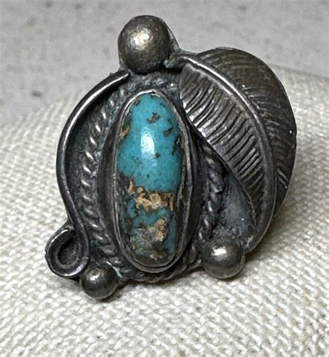 Vintage Navaho Old Pawn Native American Raw Turquoise Gem