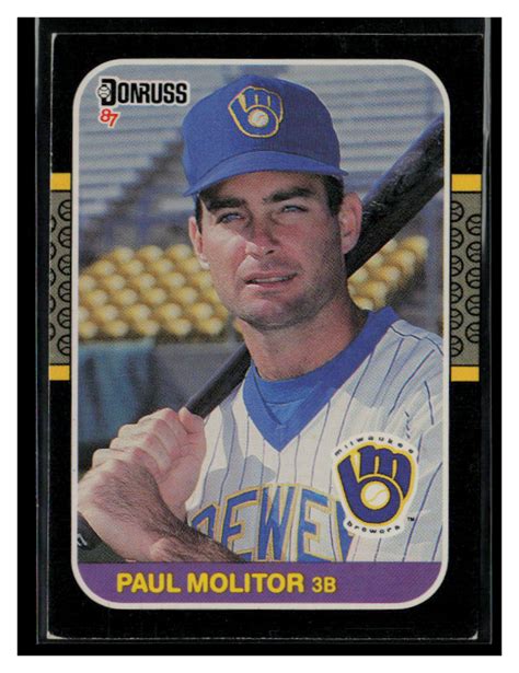 Donruss Paul Molitor Ebay