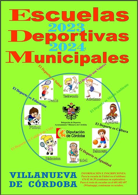 Escuelas Deportivas Municipales Ayuntamiento De Villanueva De Córdoba