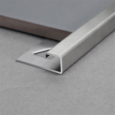 Supply Stainless Steel Brushed Square Bathroom Tile Trim Ssag Factory