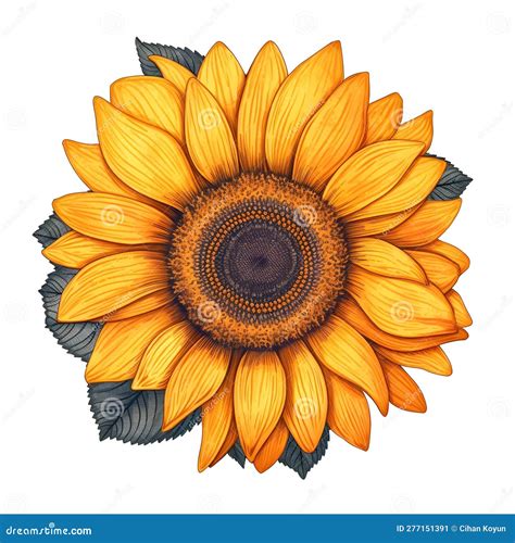 Vibrant Sunflower Svgs In Colorful Shades Of Yellow Sunflower Clipart