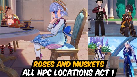 Roses And Muskets Event All Npc Character Hidden Location Interaction