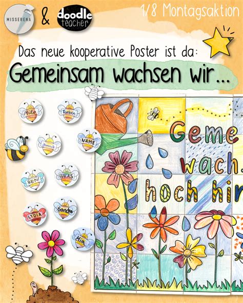 Gemeinsam Wachsen Wir Das Neue Kooperative Poster Ist Da