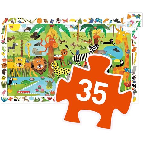 Puzzle Observation Jungle Pi Ces Jeux Classiques Jeux De