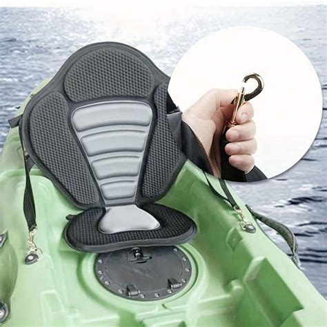 Kayak Seat Padded Deluxe Paddleboard Seat Adjustable Boat Seat