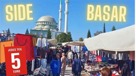 Side Türkei Samstag Basar YouTube