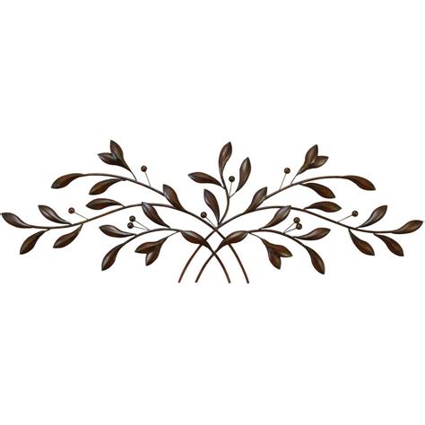 Decmode Metal Wall Decor Brown