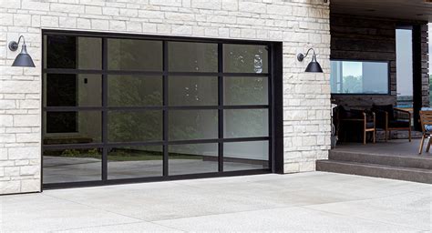 Wayne Dalton Modern Glass Model 8800 Rainier Garage Door