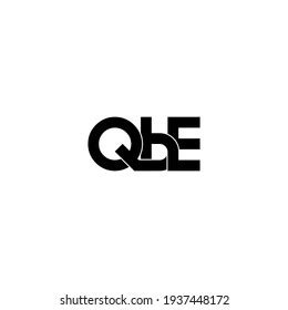 Qbe Letter Original Monogram Logo Design Stock Vector (Royalty Free) 1937448172 | Shutterstock