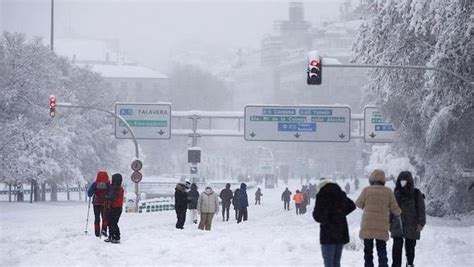 Tormenta Invernal Filomena Deja A Espa A Sepultada Bajo La Nieve Hay