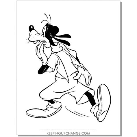 17 Free Goofy And Pluto Coloring Pages Sheets Popular Printables