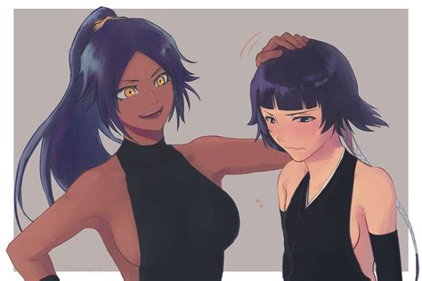 Yoruichi Petting Soi Fon Wolfstar Bleach R Rule