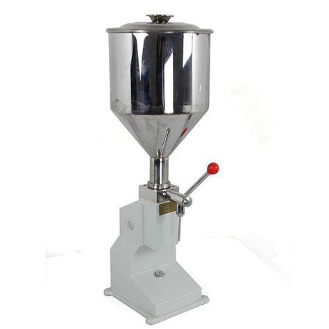 A Baterpak Manual Paste Liquid Filling Machine Small Bottle Handle