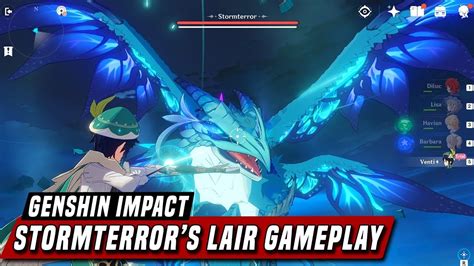 Genshin Impact Storm Terror Lair And How To Enter Youtube