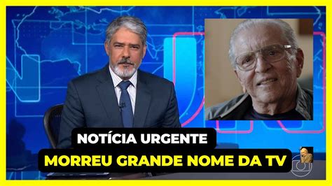 Triste Adeus Brasil Chora Sbt De Luto Carlos Alberto De Nobrega