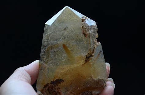 Real Tibet Himalayan High Altitude Clear Gold Rutilated Etsy