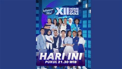 Saksikan Sekarang Live Streaming RCTI Indonesian Idol 2023 13 Peserta