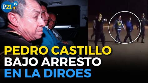 As Fue El Traslado De Pedro Castillo A La Diroes Junto Con Anibal