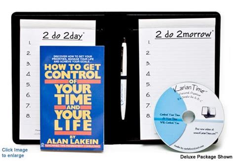 Daily Day Planner Alan Lakein Note Pad Organizer Time Control