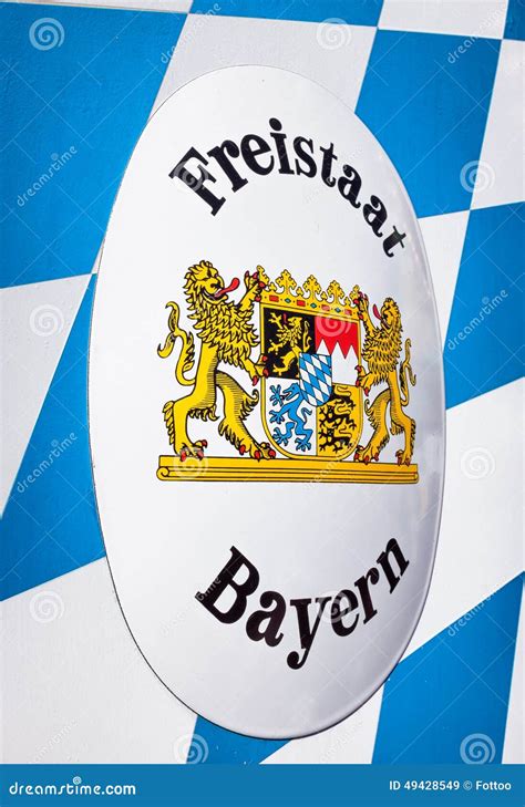 Freistaat Bayern Stock Image Image Of View Crown Design