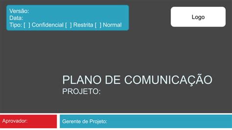 plano de comunicação para usar como modelo ade apresentação PPT