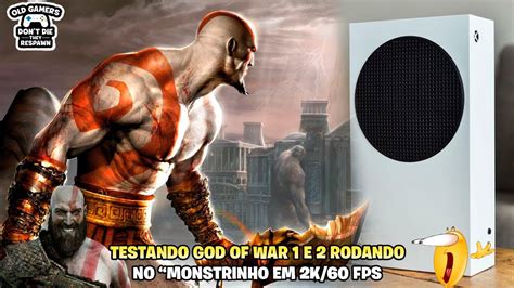 Xbox Series S Como O Monstrinho Se Sai Rodando God Of War Será Q Ele