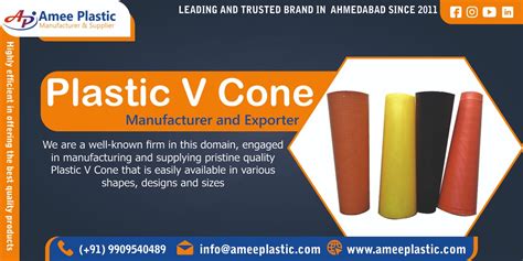 Plastic V Cone Manufacturer Exporter In Ahmedabad Amee Plastic