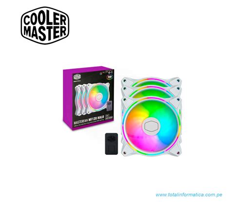 Ventilador Cooler Master Masterfan Argb Mf Halo In White Edition