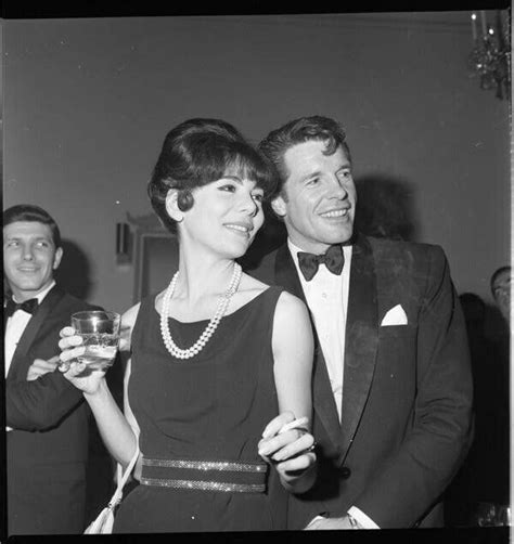 Robert Horton & wife smoking at party Original 2.25 x 2.25 Camera ...