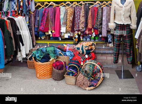 Second hand and used clothing for sale in a shop, Glasgow, Scotland, UK Stock Photo - Alamy