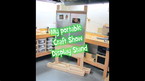 My Portable Display Stand For A Craft Show Youtube