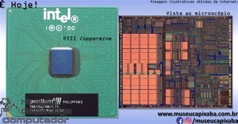 O Microprocessador Intel Pentium Iii De 1999 Mcc Museu Capixaba Do