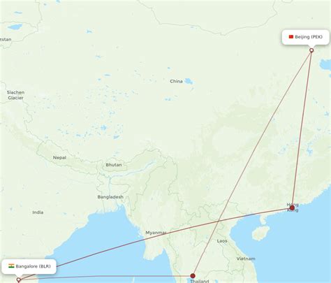 All Flight Routes From Bengaluru To Beijing Blr To Pek Flight Routes