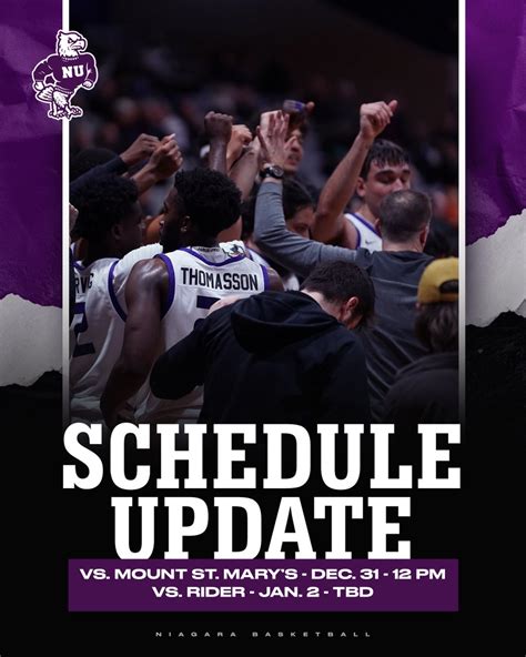 Matt Sarzyniak On Twitter RT NiagaraMBB SCHEDULE UPDATE Due To