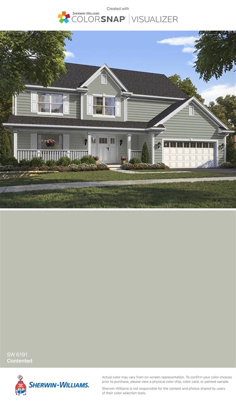 Exterior House Sherwin Williams Contented 6191 Yahoo Image Search