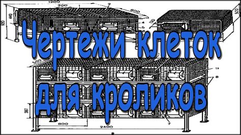 Чертежи клеток для кроликов - YouTube