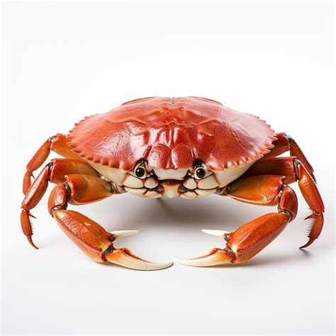 Premium AI Image | a crab with a red shell on its head