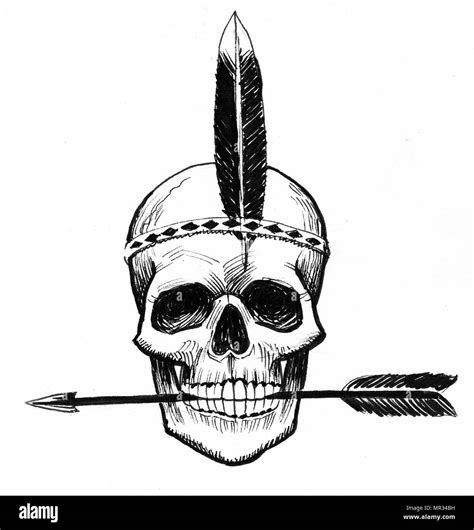 Arrow Skull Hi Res Stock Photography And Images Alamy