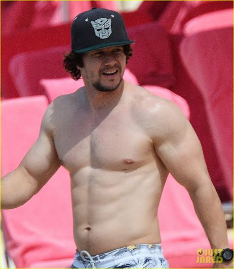 Mark Wahlberg Shows Off Ripped Shirtless Body In Barbados Bikini