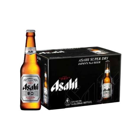 Asahi Super Dry One Way Bottle 330ml X 24 Bottles 43 Off
